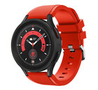 Strap-it® Strap-it Samsung Galaxy Watch 5 Pro siliconen bandje (rood)