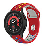 Strap-it® Strap-it Samsung Galaxy Watch 5 Pro sport band (rood/kleurrijk) Strap-it® Strap-it Samsung Galaxy Watch 5 Pro sport band (rood/kleurrijk)