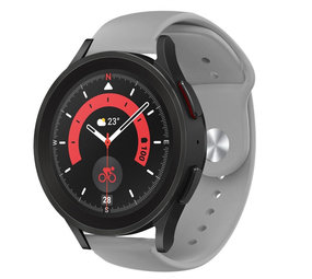Strap-it® Samsung Galaxy Watch 5 Pro sport band (grijs) Strap-it® Samsung Galaxy Watch 5 Pro sport band (grijs)