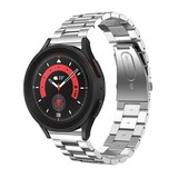 Strap-it® Samsung Galaxy Watch 5 Pro stalen band (zilver)