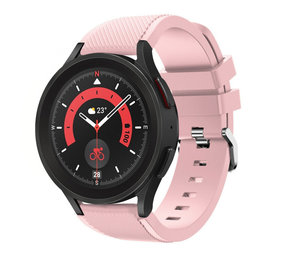Strap-it® Samsung Galaxy Watch 5 Pro siliconen bandje (roze)