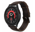 Strap-it® Strap-it Samsung Galaxy Watch 5 Pro leren bandje (donkerbruin)