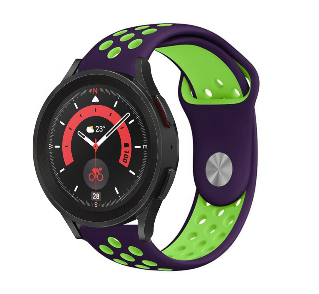 Samsung Galaxy Watch 5 Pro sport band paars groen