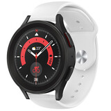Strap-it® Samsung Galaxy Watch 5 Pro sport band (wit)