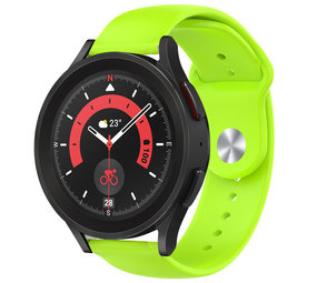 Strap-it® Samsung Galaxy Watch 5 Pro sport band (lichtgroen)