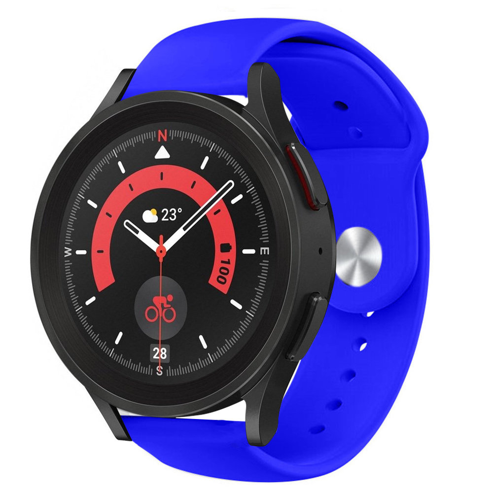 Strap-it® Strap-it Samsung Galaxy Watch 5 Pro sport band (blauw)