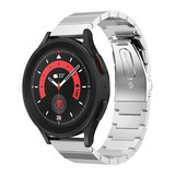 Strap-it® Samsung Galaxy Watch 5 Pro metalen bandje (zilver)