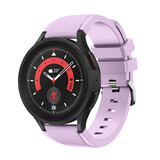 Strap-it® Samsung Galaxy Watch 5 Pro siliconen bandje (lila)