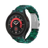 Strap-it® Samsung Galaxy Watch 5 Pro resin band (groen)