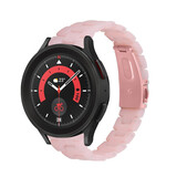 Strap-it® Samsung Galaxy Watch 5 Pro resin band (roze)