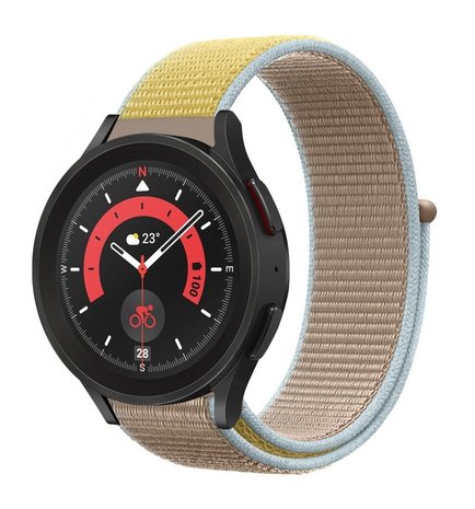 Strap-it® Strap-it Samsung Galaxy Watch 5 Pro nylon band (camel)