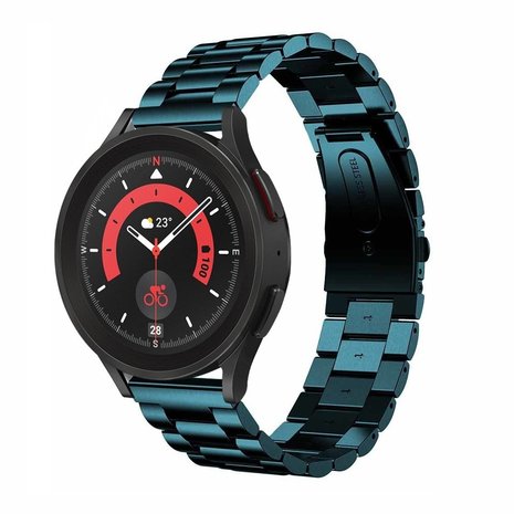 Afstoting Acquiesce picknick Samsung Galaxy Watch 5 Pro stalen band (donkergroen) - Smartwatchbanden.nl