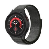 Strap-it® Samsung Galaxy Watch 5 Pro nylon band (groen)