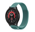 Strap-it® Strap-it Samsung Galaxy Watch 5 Pro Milanese band (groen)