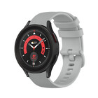 Strap-it® Strap-it Samsung Galaxy Watch 5 Pro luxe siliconen bandje (grijs)