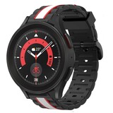 Strap-it® Samsung Galaxy Watch 5 Pro Special Edition Band (zwart/wit) Strap-it® Samsung Galaxy Watch 5 Pro Special Edition Band (zwart/wit)