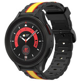 Strap-it® Samsung Galaxy Watch 5 Pro Special Edition Band (zwart/geel) Strap-it® Samsung Galaxy Watch 5 Pro Special Edition Band (zwart/geel)