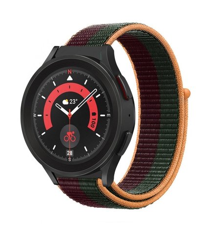 Strap-it® Strap-it Samsung Galaxy Watch 5 Pro nylon band (dark cherry)
