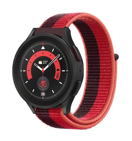 Strap-it® Strap-it Samsung Galaxy Watch 5 Pro nylon band (cherry magenta)