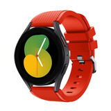 Strap-it® Samsung Galaxy Watch 5 - 40mm siliconen bandje (rood)