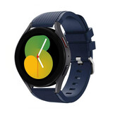 Strap-it® Samsung Galaxy Watch 5 - 40mm siliconen bandje (donkerblauw)