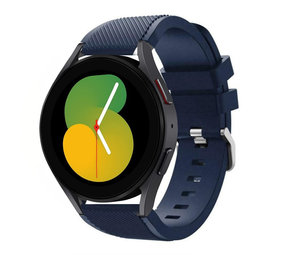 Strap-it® Samsung Galaxy Watch 5 - 40mm siliconen bandje (donkerblauw)