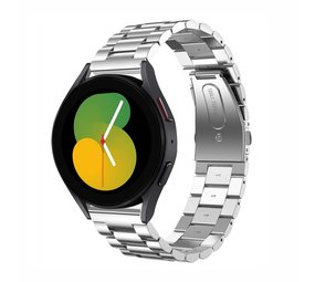 Strap-it® Samsung Galaxy Watch 5 - 40mm stalen band (zilver)