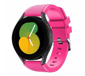 Strap-it® Samsung Galaxy Watch 5 - 40mm siliconen bandje (knalroze)