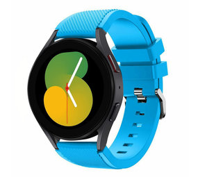 Strap-it® Samsung Galaxy Watch 5 - 40mm siliconen bandje (lichtblauw)