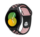 Strap-it® Strap-it Samsung Galaxy Watch 5 - 40mm sport band (zwart/roze)
