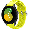 Strap-it® Strap-it Samsung Galaxy Watch 5 - 40mm siliconen bandje met gaatjes (geel) Strap-it® Strap-it Samsung Galaxy Watch 5 - 40mm siliconen bandje met gaatjes (geel)