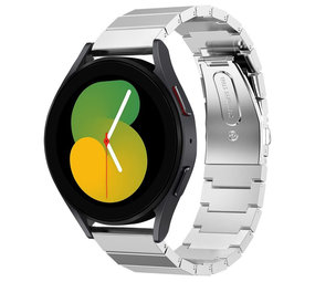 Strap-it® Samsung Galaxy Watch 5 - 40mm metalen bandje (zilver)