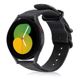 Strap-it® Samsung Galaxy Watch 5 - 40mm nylon gesp band (zwart)