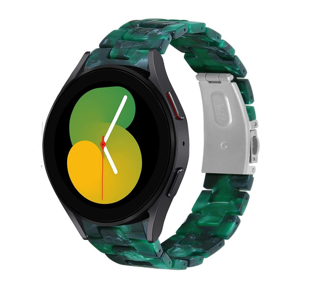 Strap-it® Strap-it Samsung Galaxy Watch 5 - 40mm resin band (groen)