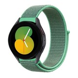 Strap-it® Samsung Galaxy Watch 5 - 40mm nylon band (mint)