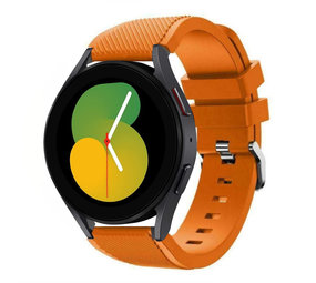 Strap-it® Samsung Galaxy Watch 5 - 40mm siliconen bandje (oranje)