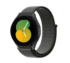 Strap-it® Samsung Galaxy Watch 5 - 40mm nylon band (groen)