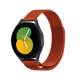 Strap-it® Samsung Galaxy Watch 5 - 40mm Milanese band (oranje)