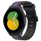 Strap-it® Samsung Galaxy Watch 5 - 40mm Special Edition Band (zwart/blauw) Strap-it® Samsung Galaxy Watch 5 - 40mm Special Edition Band (zwart/blauw)