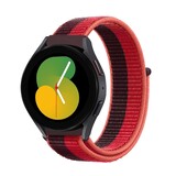 Strap-it® Samsung Galaxy Watch 5 - 40mm nylon band (cherry magenta)