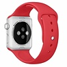 Strap-it® Strap-it Apple Watch 8 silicone band (rood) Strap-it® Strap-it Apple Watch 8 silicone band (rood)