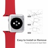 Strap-it® Strap-it Apple Watch 8 silicone band (rood) Strap-it® Strap-it Apple Watch 8 silicone band (rood)