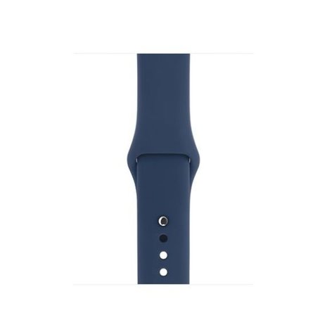 Strap-it® Strap-it Apple Watch 8 silicone bandje (donkerblauw)