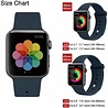 Strap-it® Strap-it Apple Watch 8 silicone bandje (donkerblauw) Strap-it® Strap-it Apple Watch 8 silicone bandje (donkerblauw)