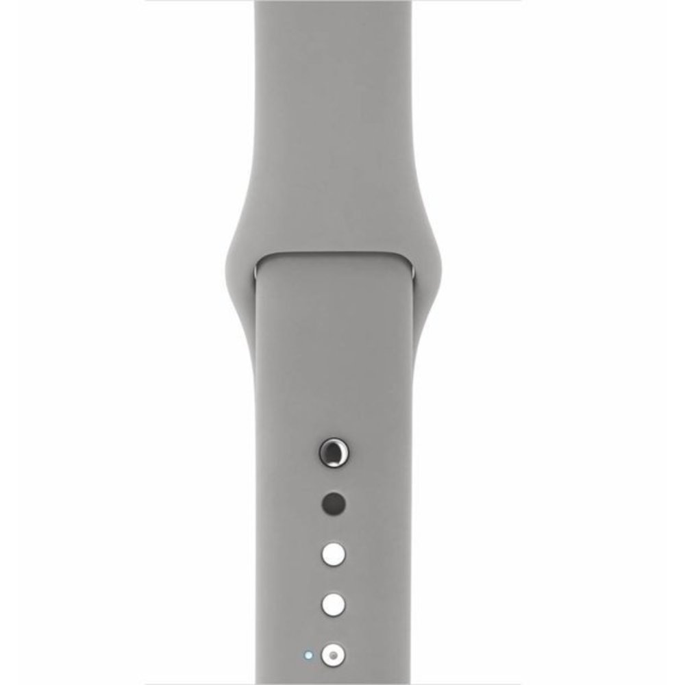 Strap-it® Strap-it Apple Watch 8 silicone band (grijs)