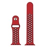 Strap-it® Strap-it Apple Watch 8 sport band (rood/zwart) Strap-it® Strap-it Apple Watch 8 sport band (rood/zwart)