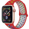 Strap-it® Strap-it Apple Watch 8 sport band (kleurrijk rood) Strap-it® Strap-it Apple Watch 8 sport band (kleurrijk rood)
