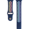 Strap-it® Strap-it Apple Watch 8 sport band (kleurrijk donkerblauw) Strap-it® Strap-it Apple Watch 8 sport band (kleurrijk donkerblauw)