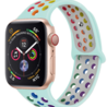 Strap-it® Strap-it Apple Watch 8 sport band (kleurrijk lichtblauw) Strap-it® Strap-it Apple Watch 8 sport band (kleurrijk lichtblauw)