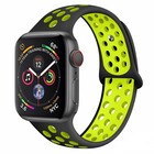 Strap-it® Strap-it Apple Watch 8 sport band (zwart/geel)